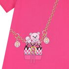 فستان بنات بالشعار باللون الوردي , 2, hi-res