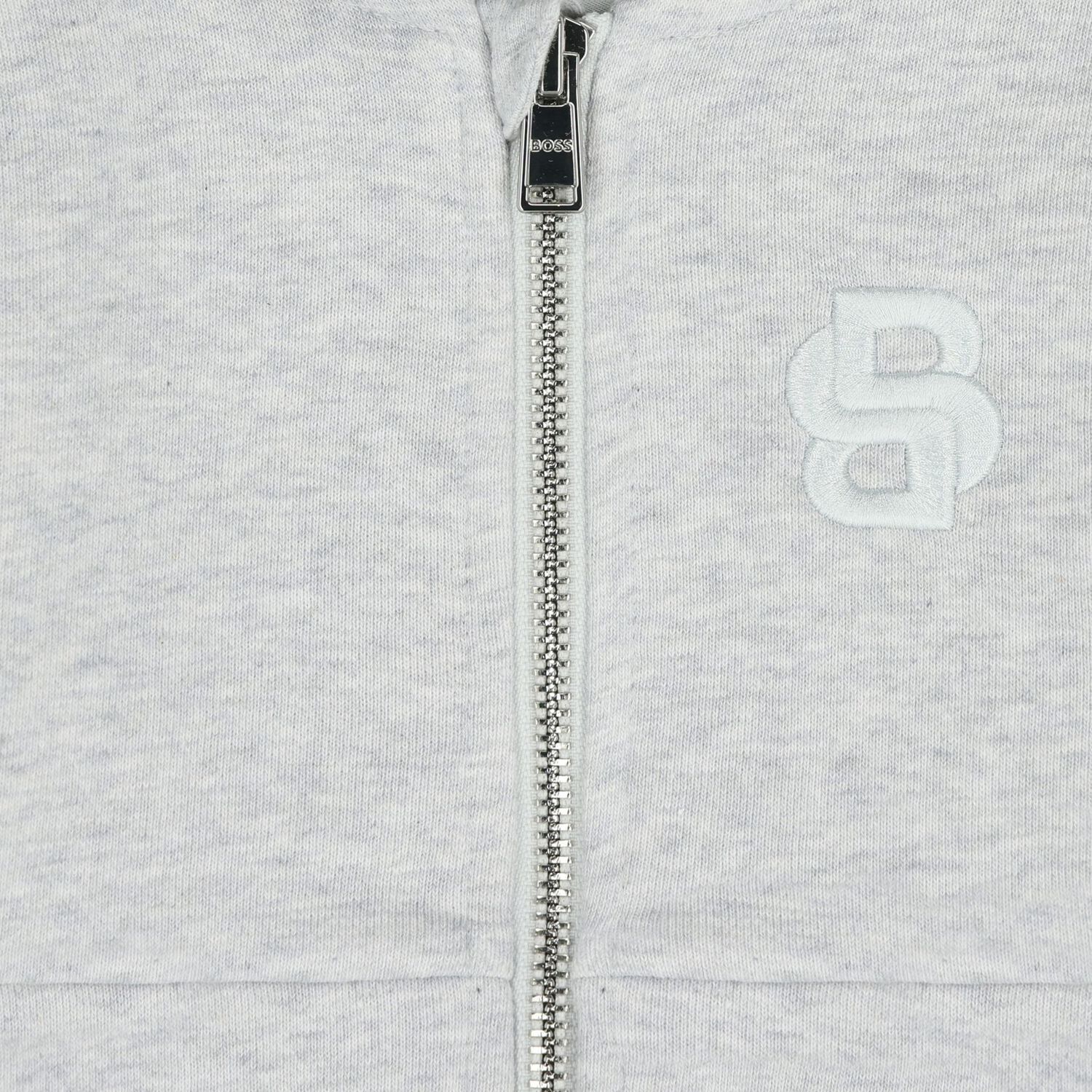 Younger Boys Grey Logo Tracksuit, 2, hi-res