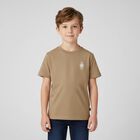 Boys White & Beige Logo T-Shirts ( 2-Pack ), 1, hi-res