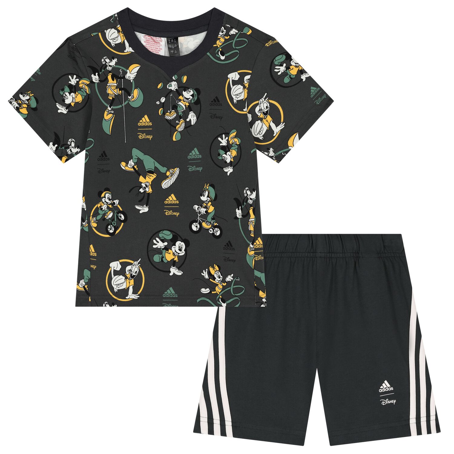 Grey Disney Logo Shorts Set, 1, hi-res image number null