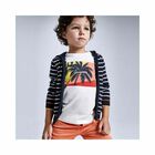 Boys White & Navy Shorts Set, 2, hi-res