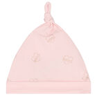 طقم هدية أفرول بنات بالشعار باللون الوردى, 1, hi-res