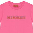 Girls Pink Logo T-Shirt, 2, hi-res