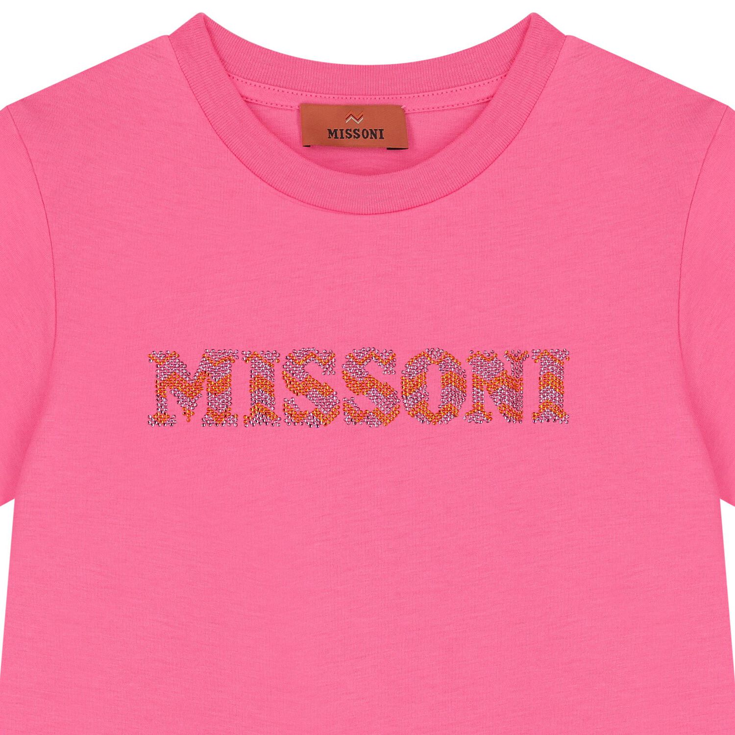 Girls Pink Logo T-Shirt, 2, hi-res image number null