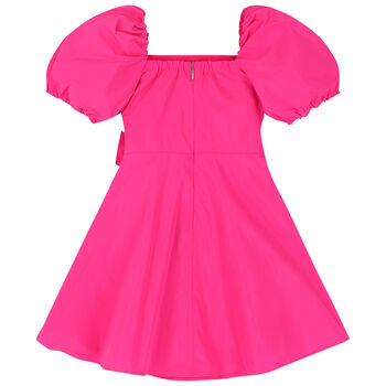 Girls Pink Logo Dress