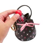 Girls Black Mini Handbag Keychain ( 8CM ), 1, hi-res