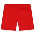 Boys Red Logo Shorts, 1, hi-res