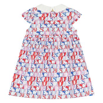 Younger Girls Multi-Coloured Logo Dress