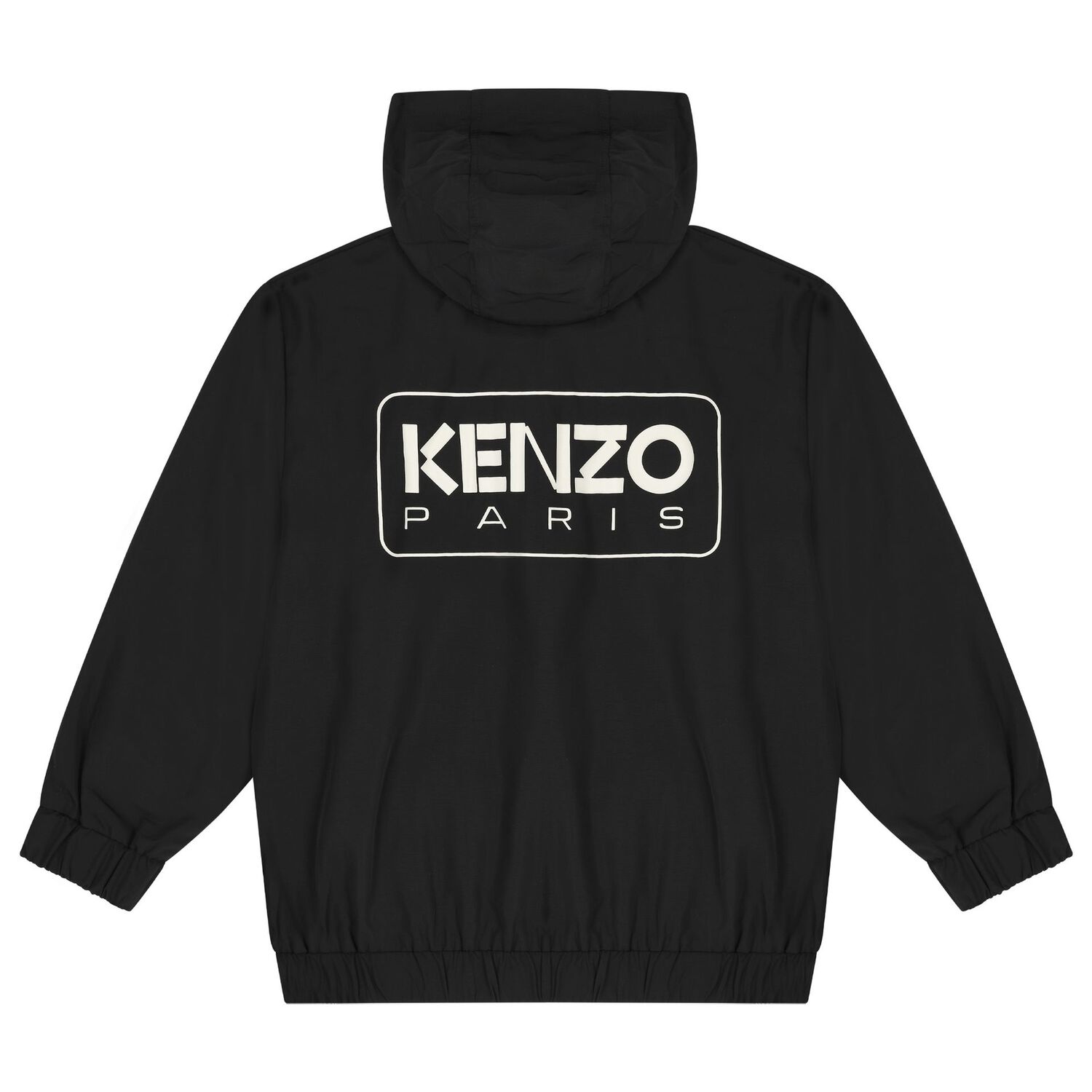 Black Logo Hooded Jacket, 1, hi-res image number null