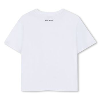 Girls White Logo T-Shirt