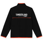 Boys Black Logo Sweatshirt, 1, hi-res