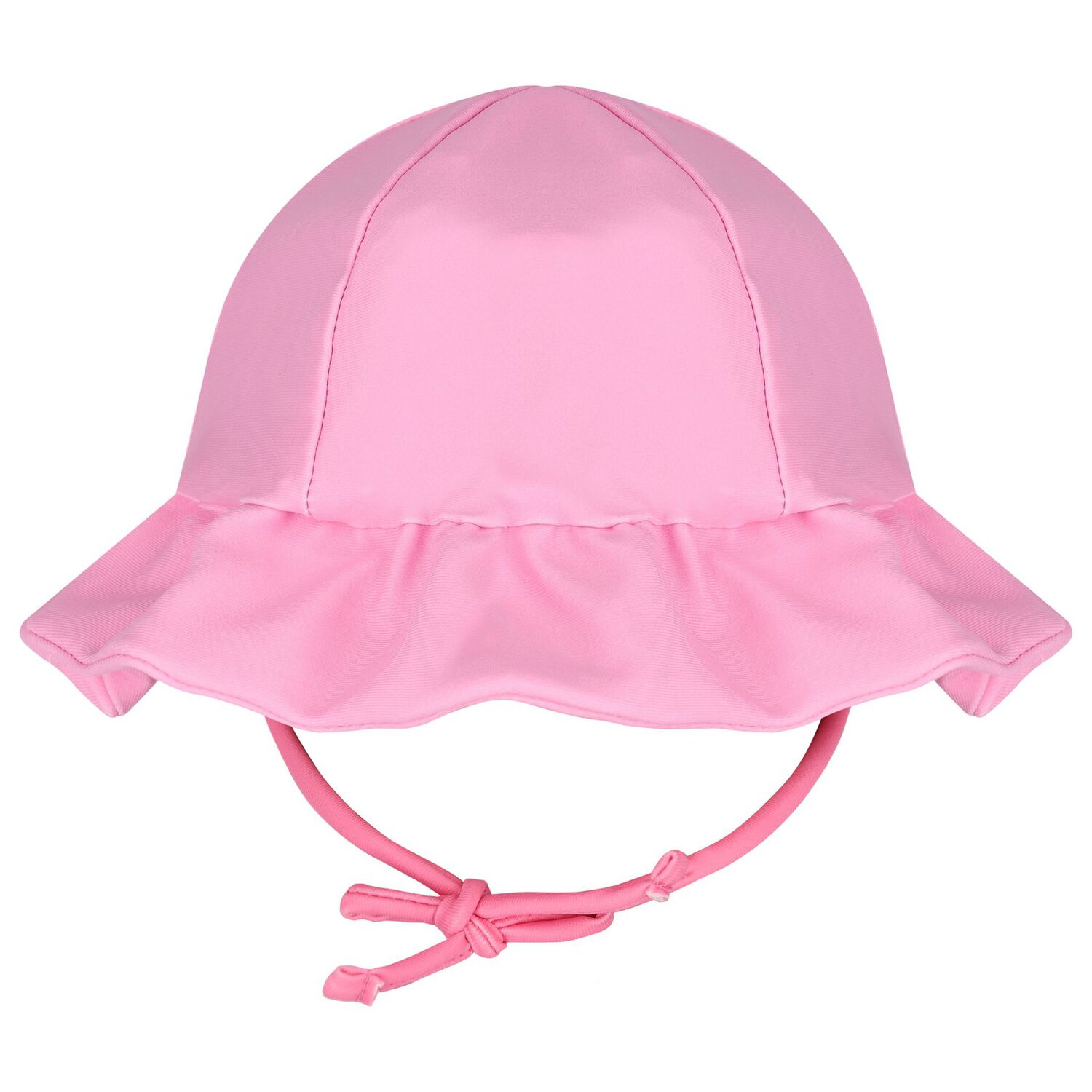 Baby Girls Pink Swimsuit Set with Hat, 2, hi-res image number null