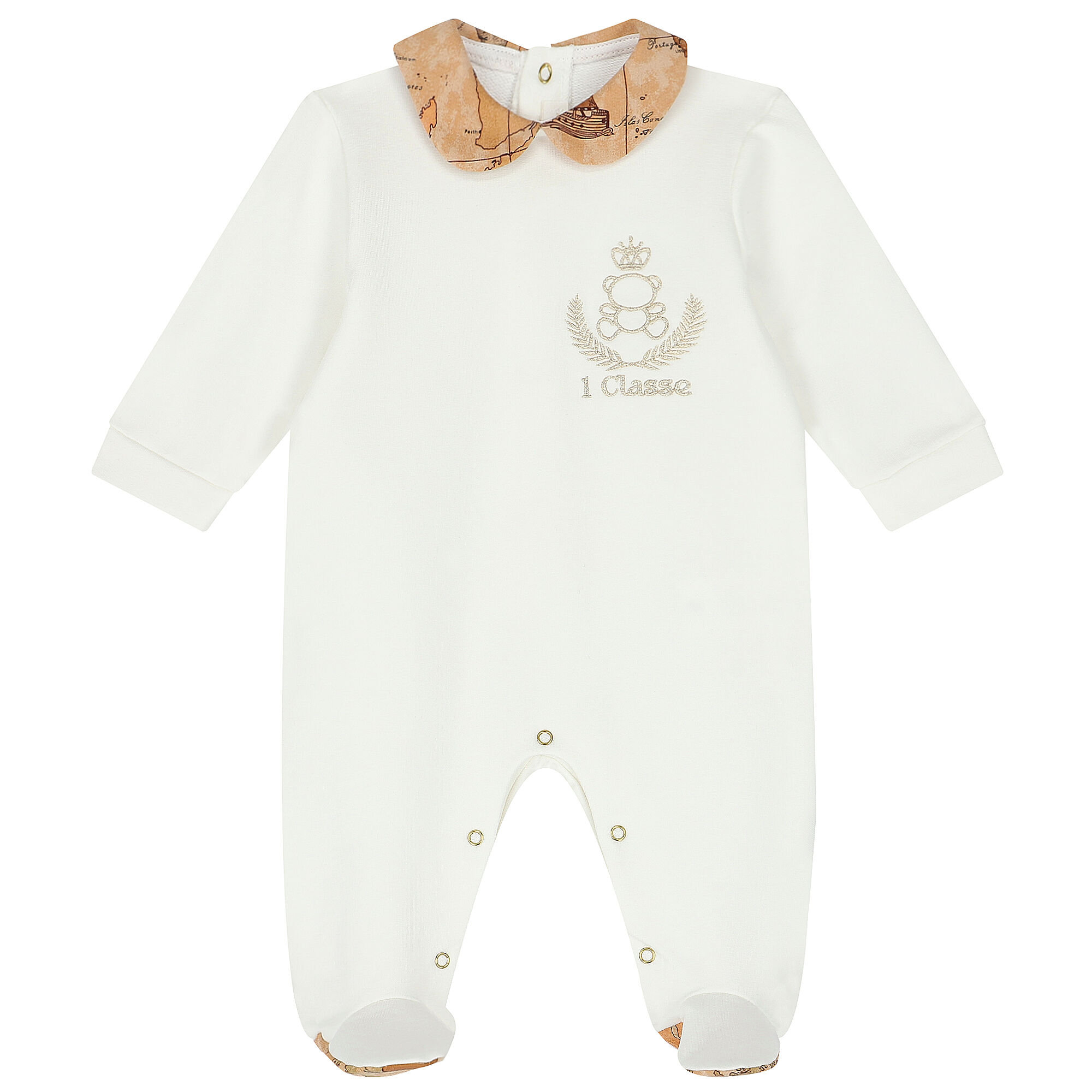 Cream babygrow 2025
