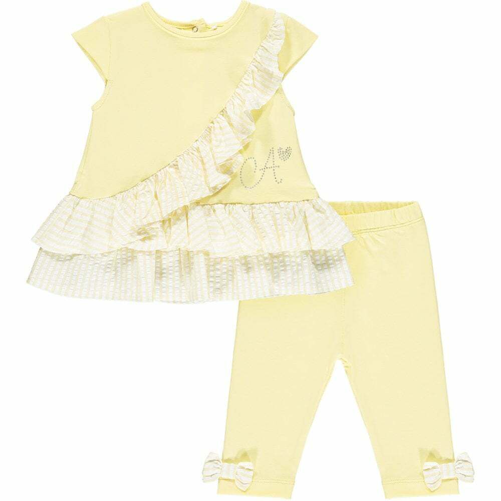 Baby girl yellow leggings hotsell