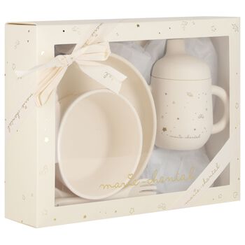 Ivory Logo & Star Silicone Baby Tableware Set 