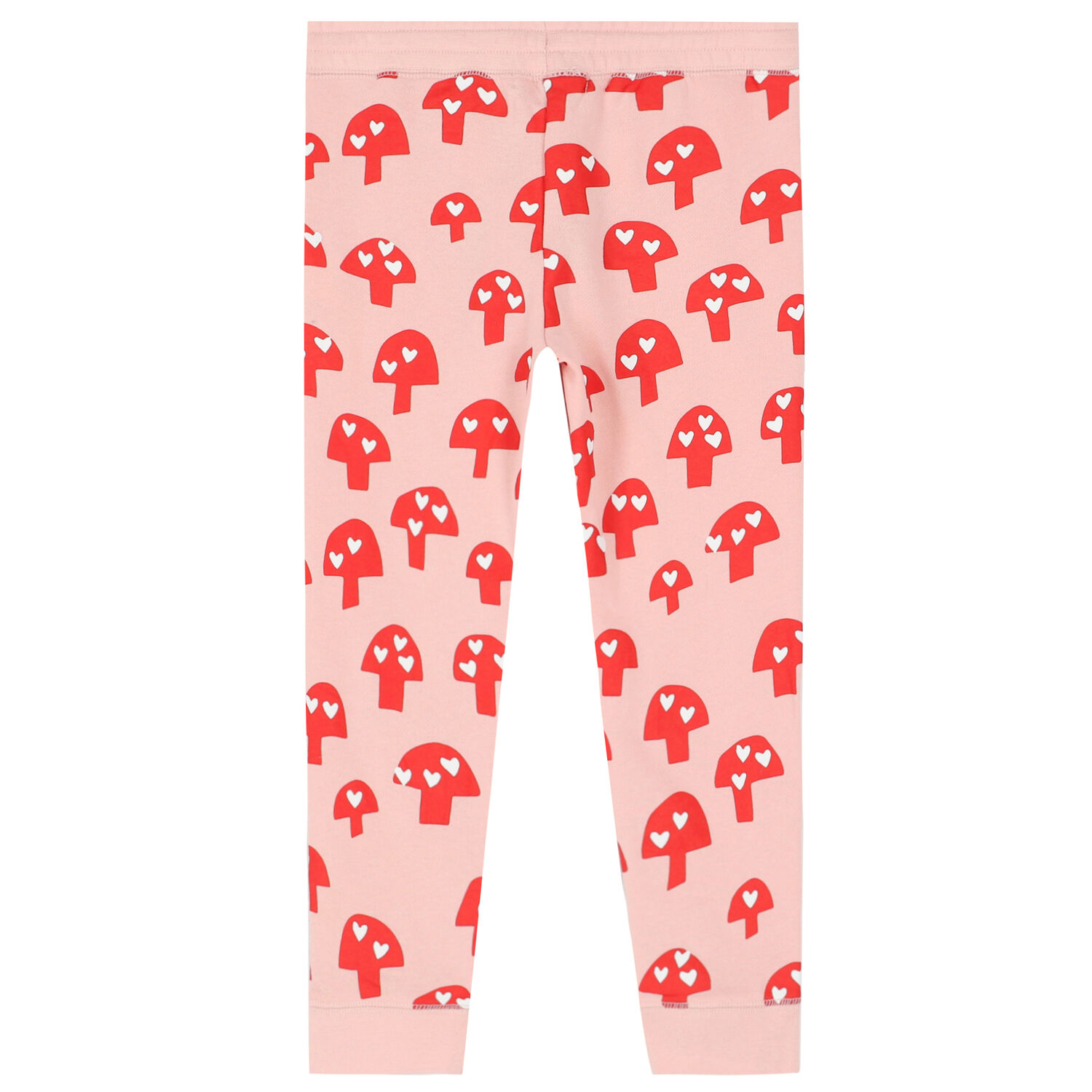 Girls Pink & Red Mushroom Joggers, 1, hi-res image number null
