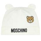 Ivory Teddy Bear Logo Babygrow Gift Set, 1, hi-res