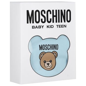 Blue Teddy Bear Logo Babygrow Gift Set