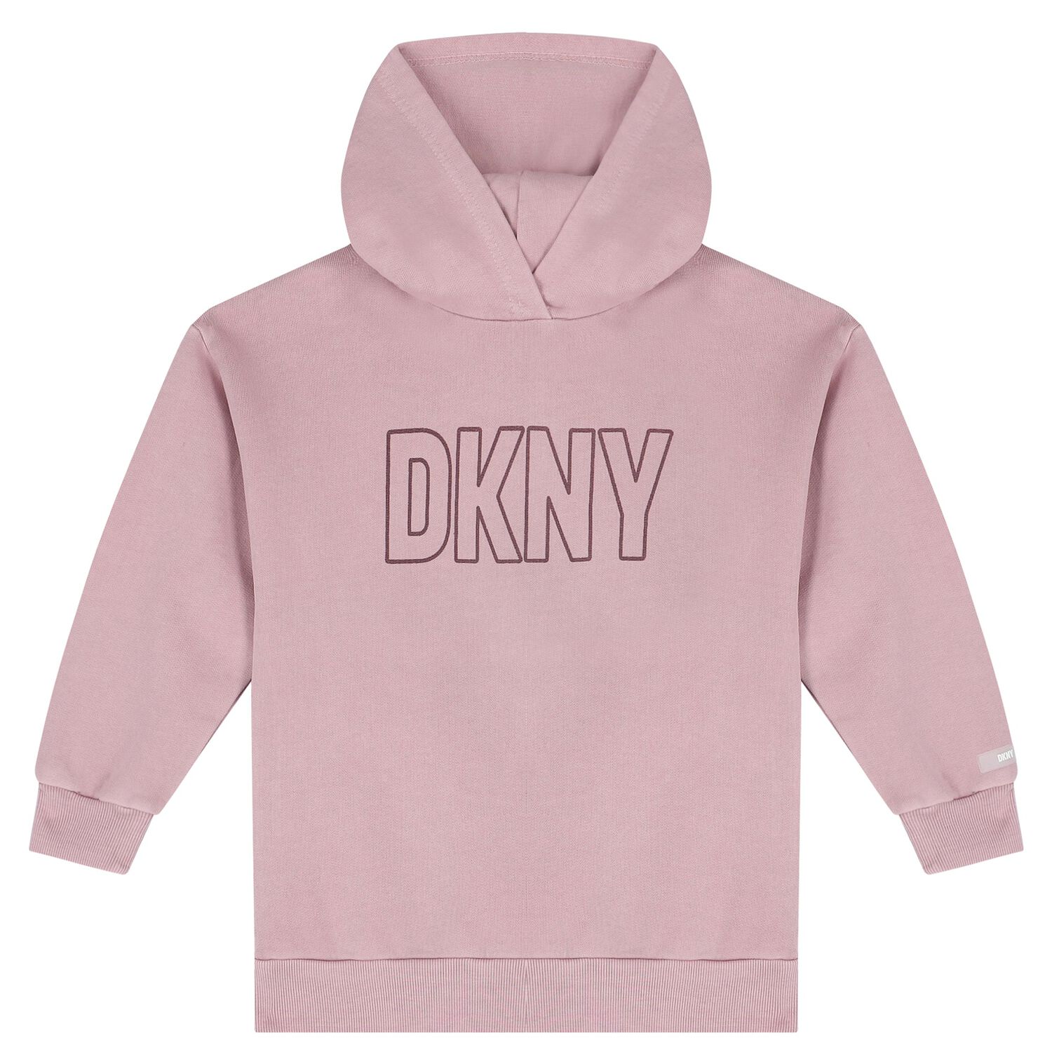 Girls Purple Logo Hooded Top, 2, hi-res