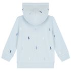 Baby Boys Blue Logo Tracksuit, 1, hi-res