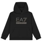 Boys Black Logo Tracksuit , 1, hi-res