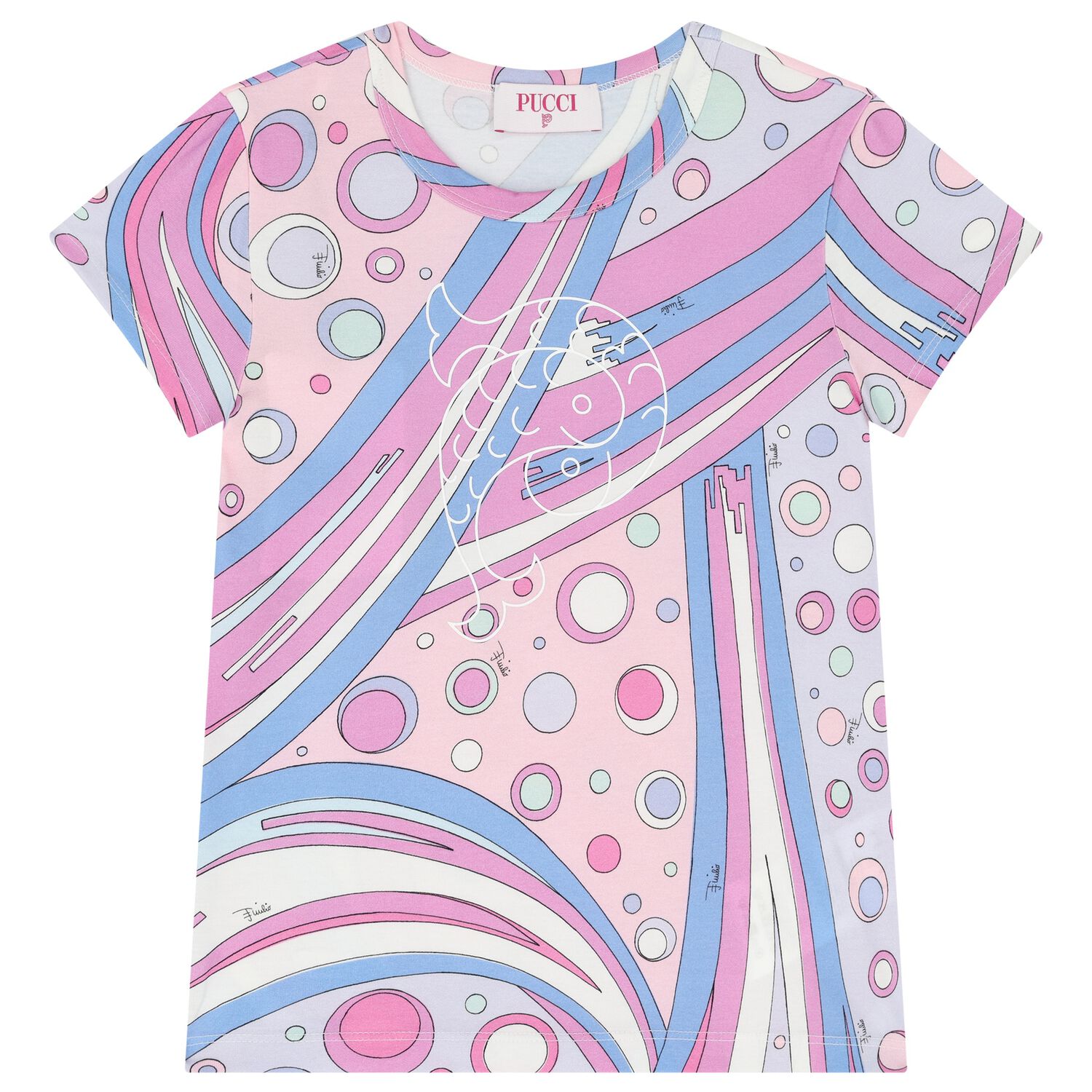 Girls Pink Fontane T-Shirt, 1, hi-res image number null