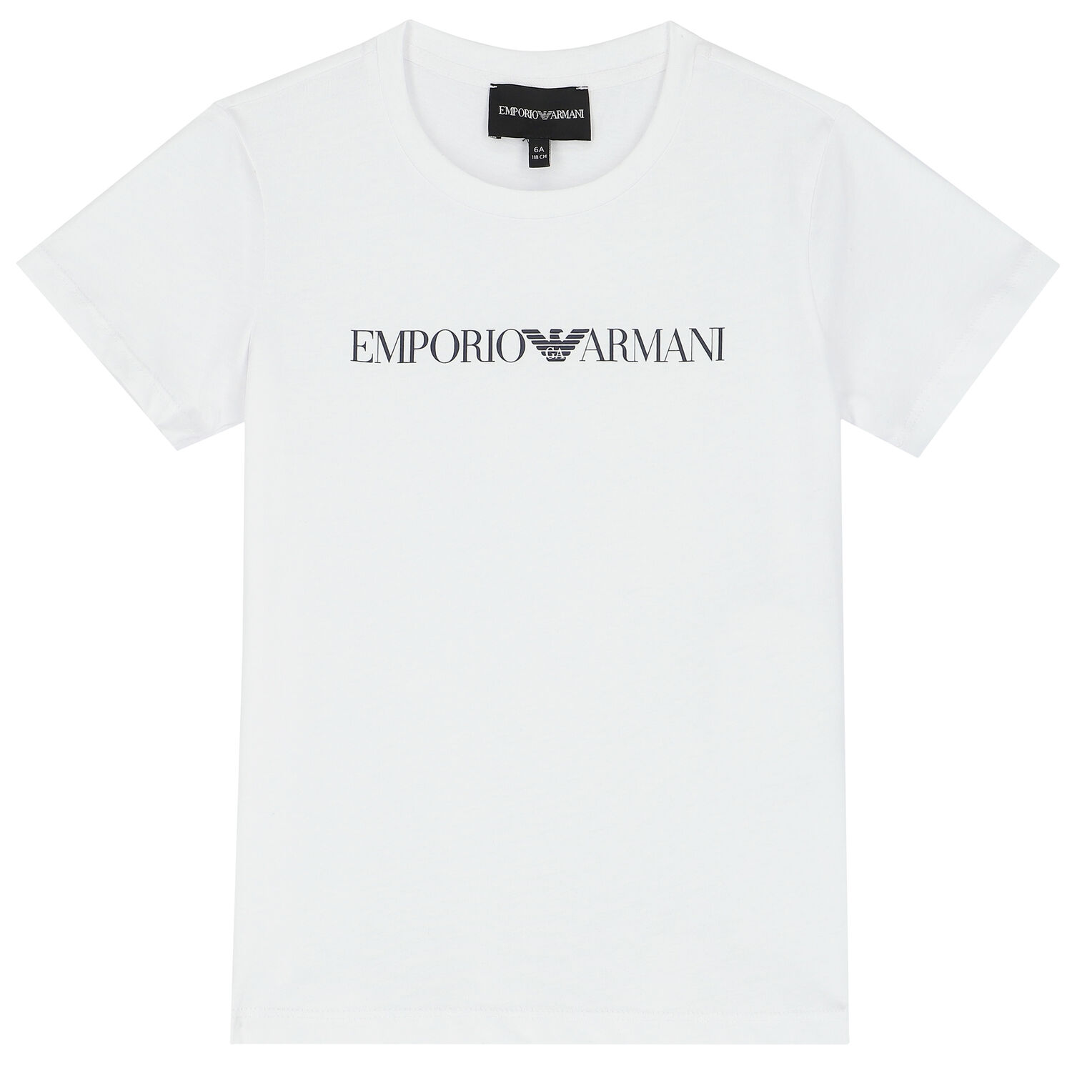 Boys White Logo T-Shirt, 2, hi-res image number null