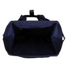 Navy Blue Elephant Logo Baby Changing Bag, 1, hi-res