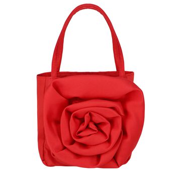 Girls Red Flower Bag