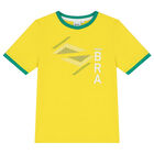 Boys Yellow Logo T-Shirt, 2, hi-res