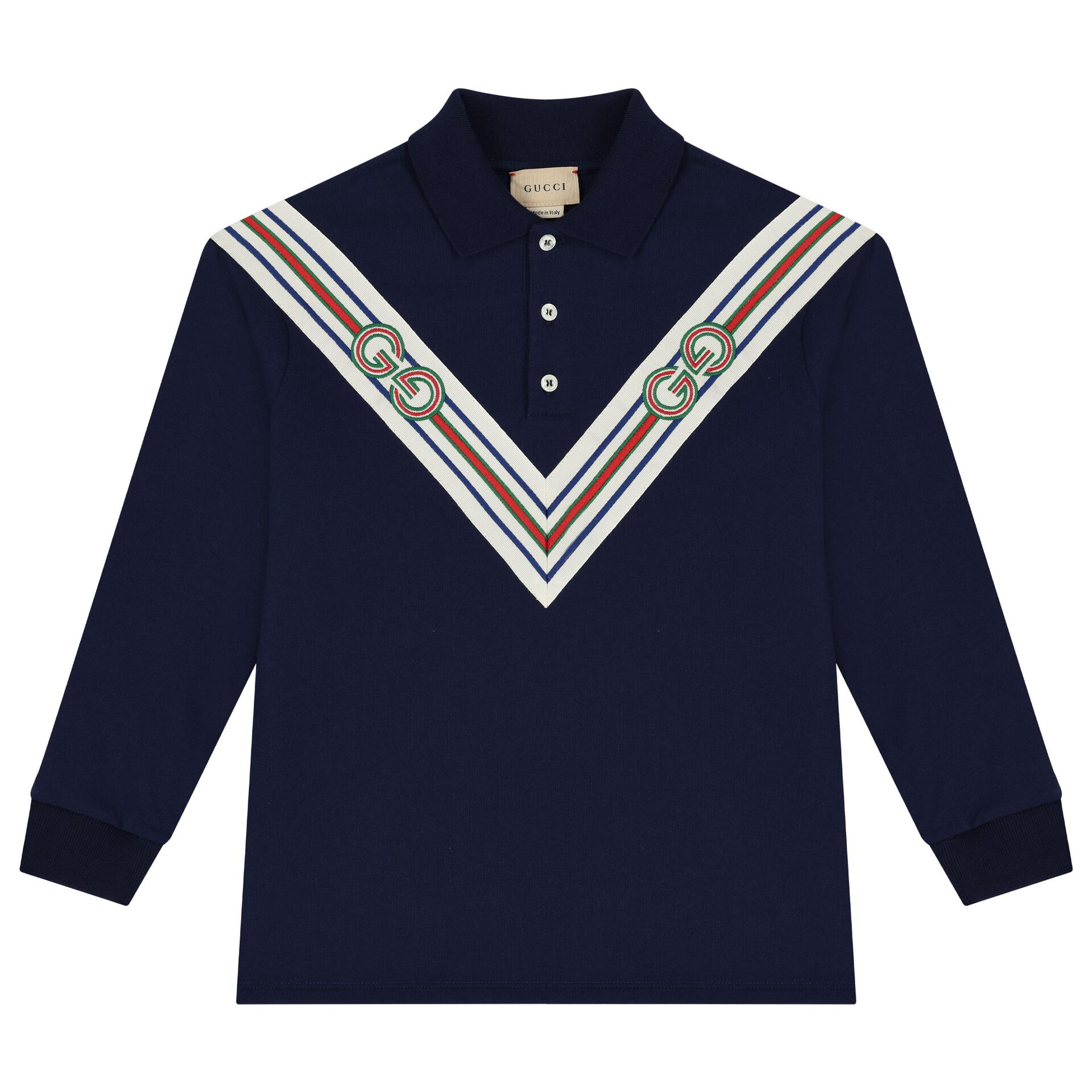Gucci striped polo outlet