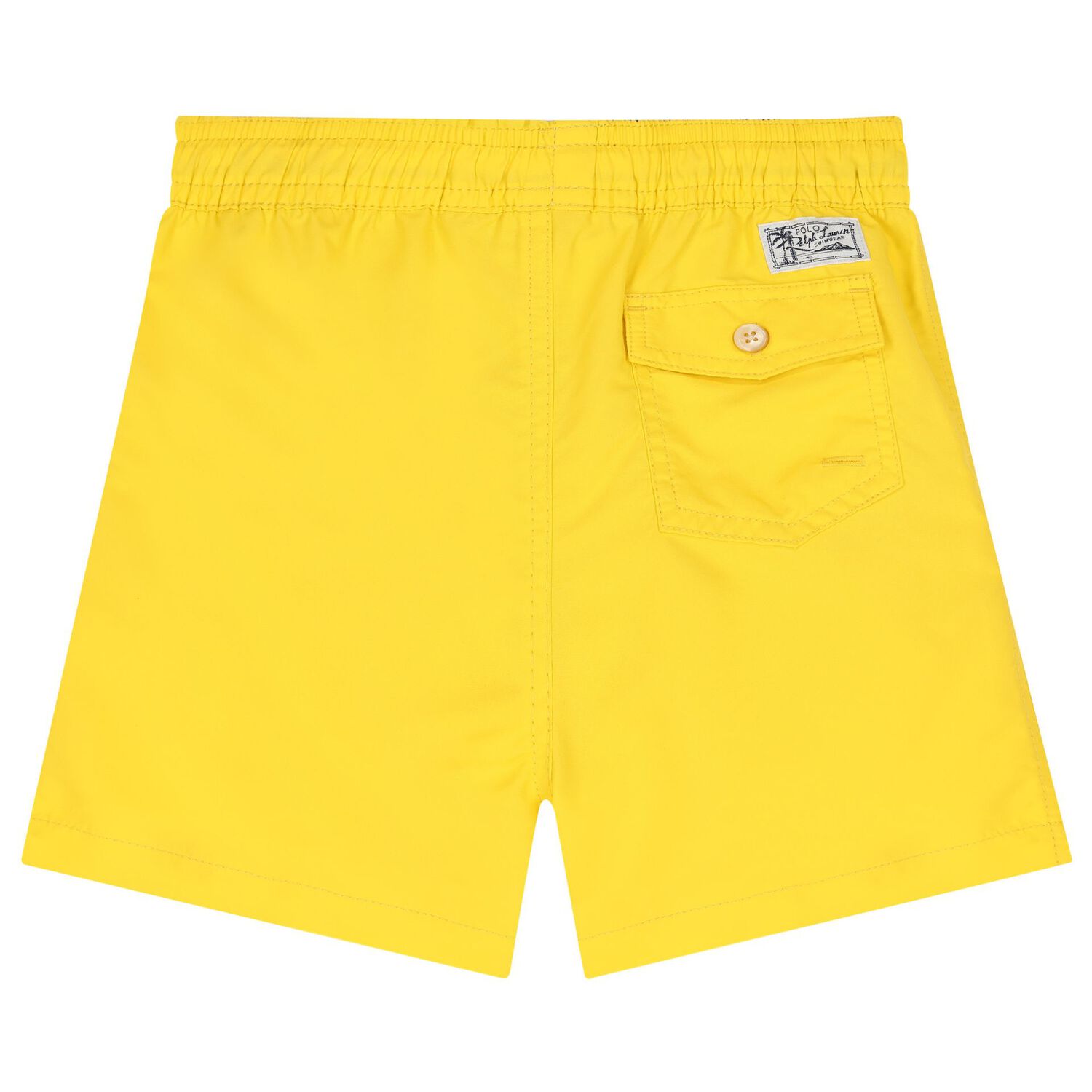 Boys Yellow Logo Swimshorts, 1, hi-res image number null