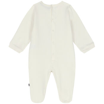 Ivory & Gold Logo Babygrow