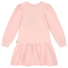 فستان بنات بطبعة تيدى باللون الوردى, 1, hi-res