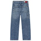 Boys Blue Denim Jeans, 1, hi-res