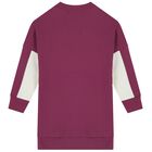 فستان بنات باللون الأرجوانى والعاجى, 1, hi-res