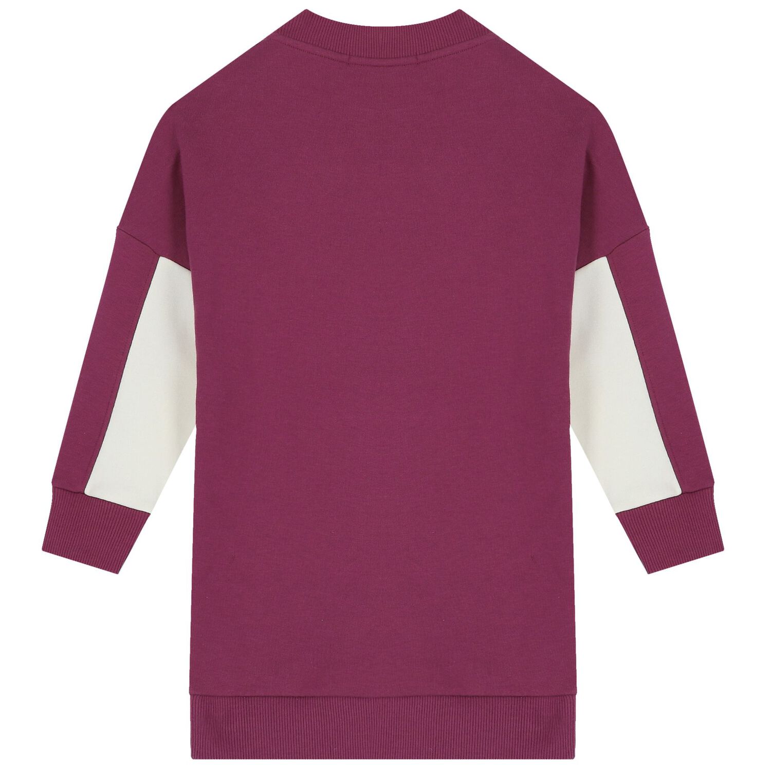 فستان بنات باللون الأرجوانى والعاجى, 1, hi-res