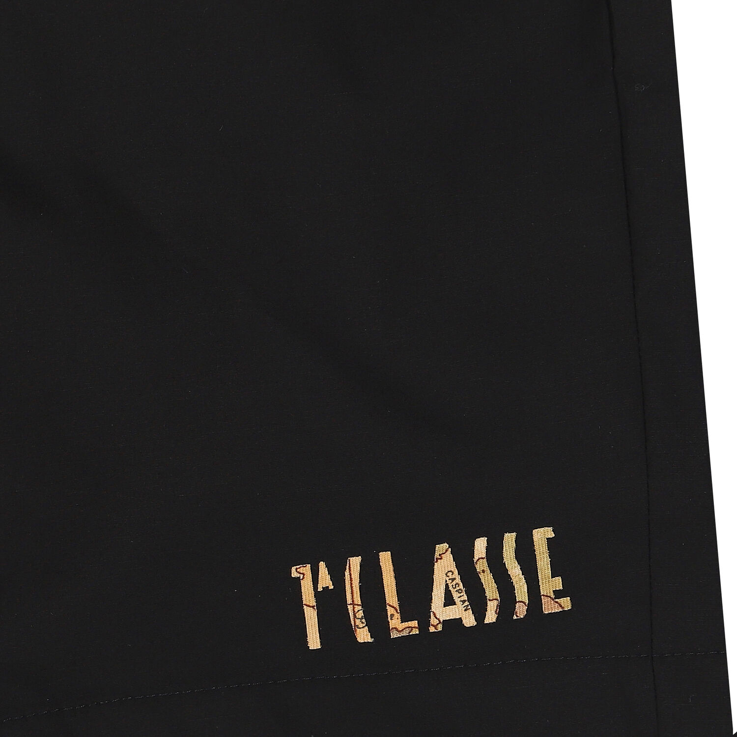 شورت بالشعار باللون الأسود للأولاد, 1, hi-res