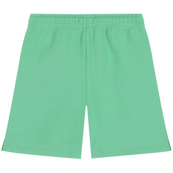 Boys Green Logo Shorts