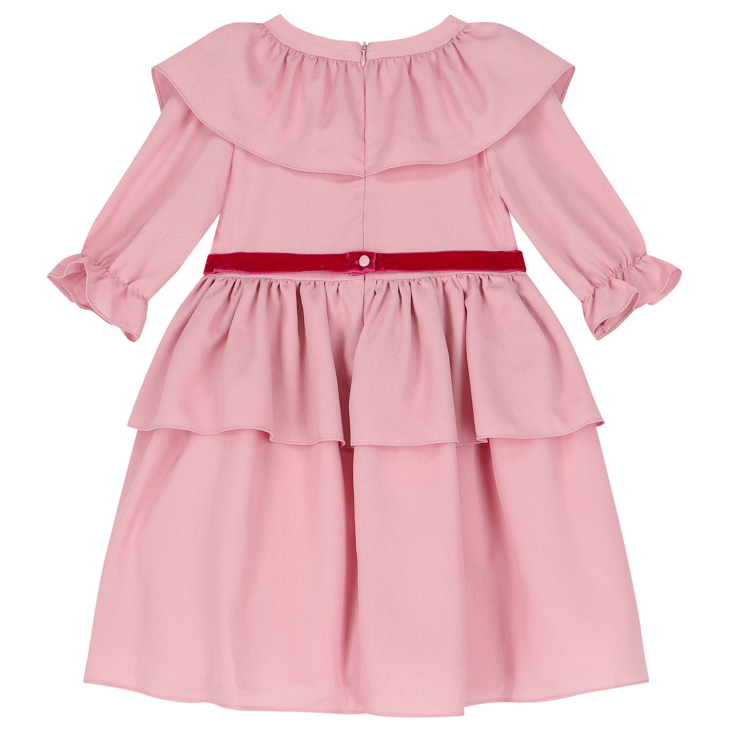 Girls Pink Flower Dress, 1, hi-res image number null
