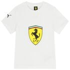 تيشيرت أولاد بشعار فيراري باللون الأبيض, 3, hi-res