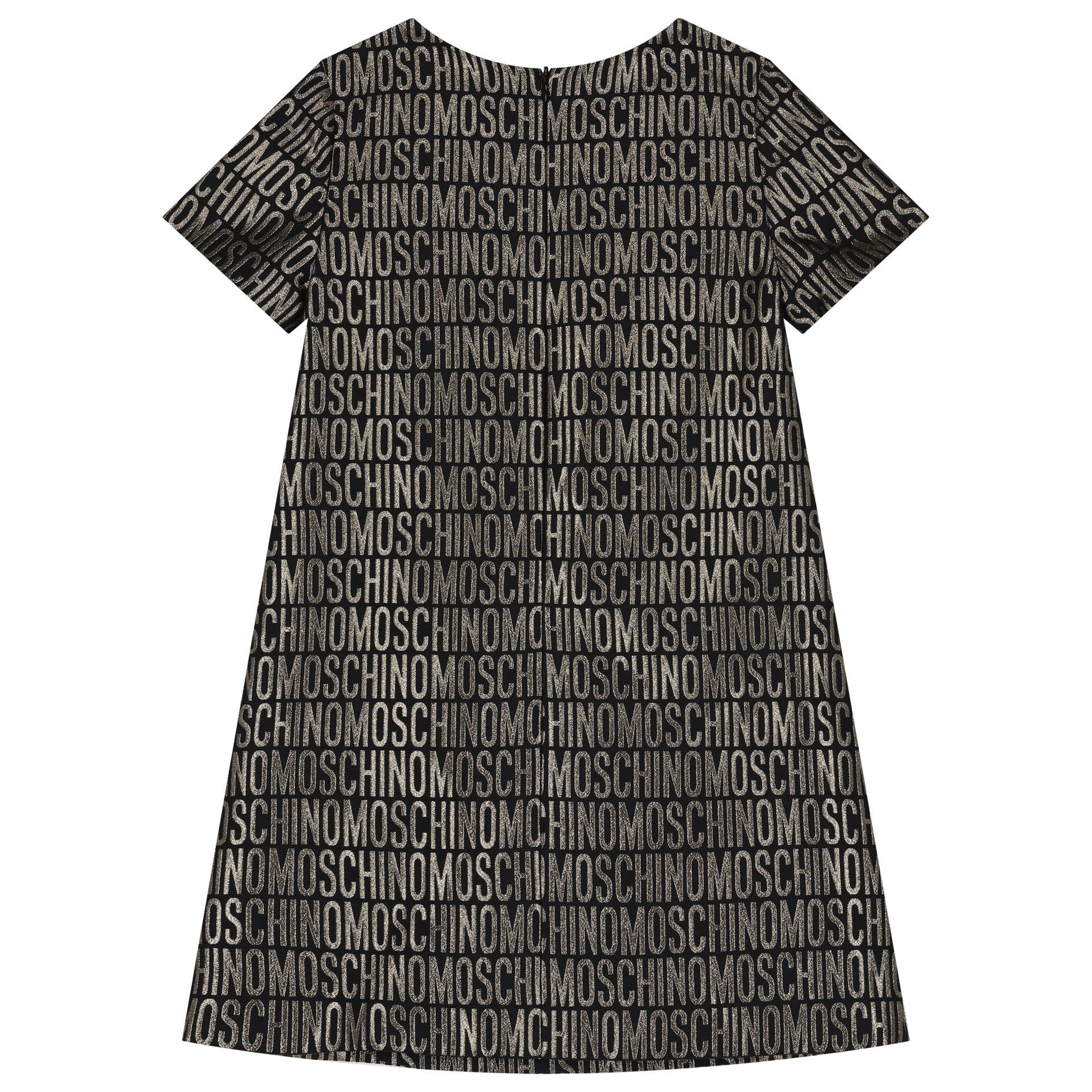 Moschino gold dress hot sale