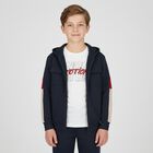 طقم بدله رياضيه للاولاد باللون الازرق والابيض ( 3 قطع )  , 1, hi-res