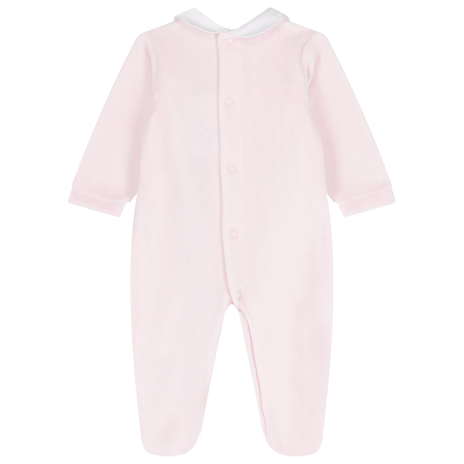 Baby Girls Pink Babygrow, 1, hi-res