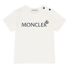Younger Boys Ivory Logo T-Shirt, 1, hi-res