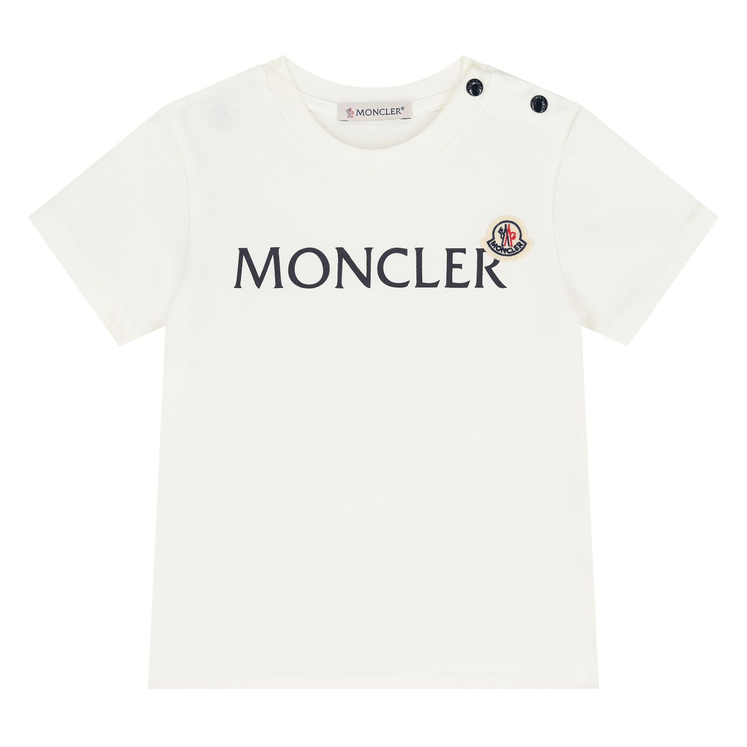 Younger Boys Ivory Logo T-Shirt, 1, hi-res image number null