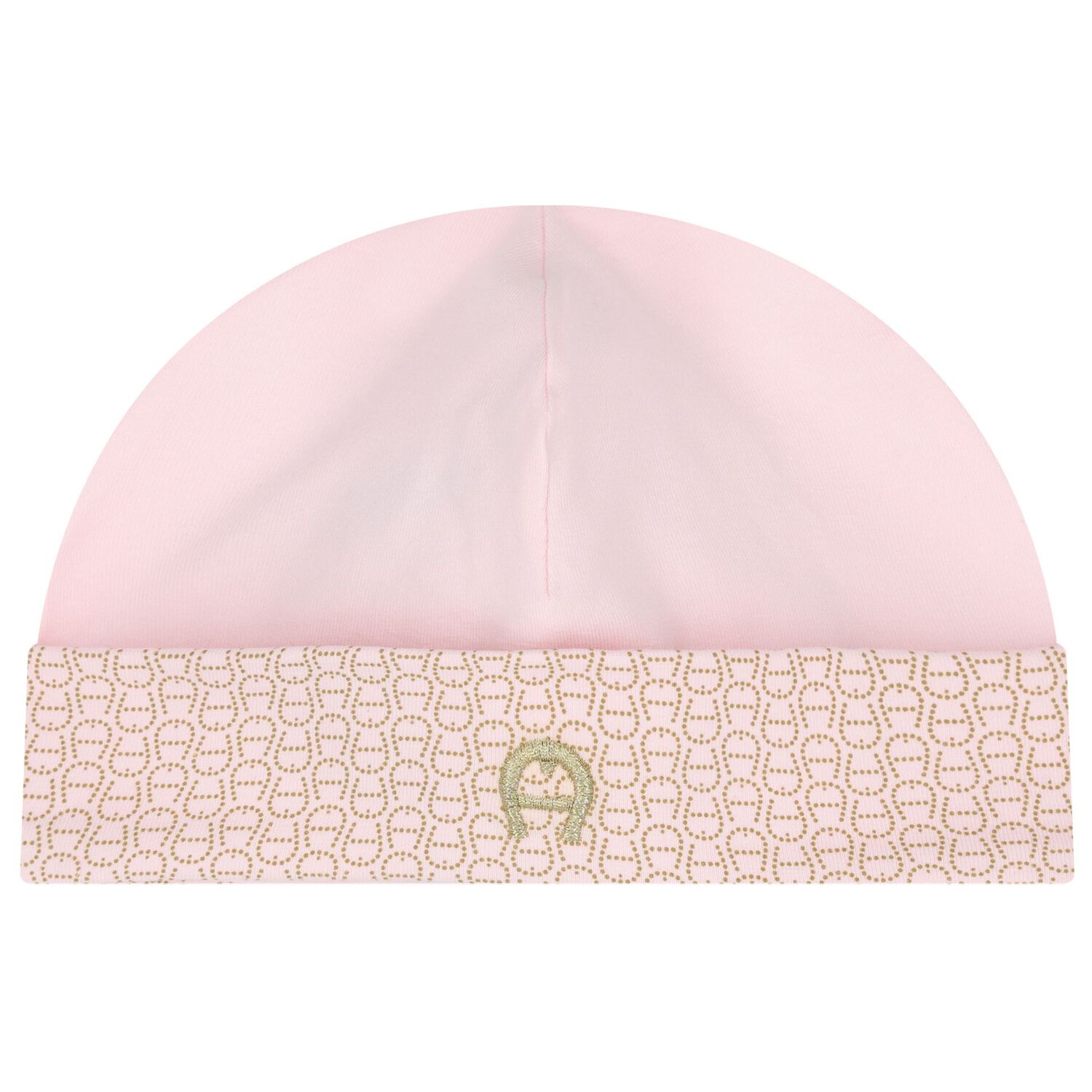Baby Girls Pink Logo Babygrow & Hat Gift Set, 1, hi-res