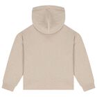 Girls Beige Knitted Trousers Set, 1, hi-res