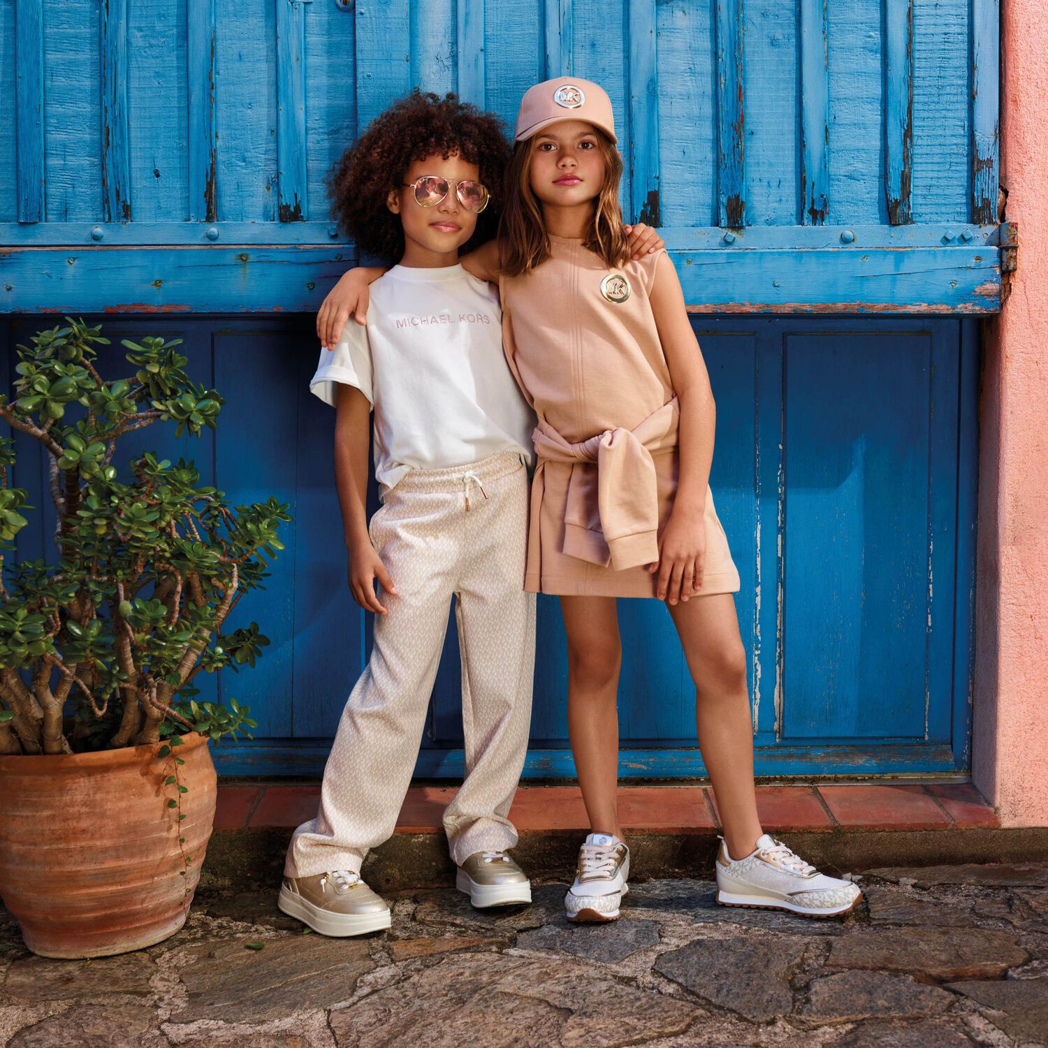 Girls Ivory Logo T-Shirt, 1, hi-res