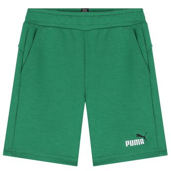 Boys Green Logo Shorts